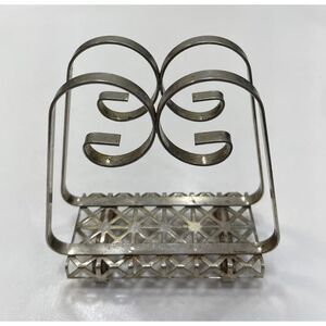 Metal Napkin Holder Mid Century Modern